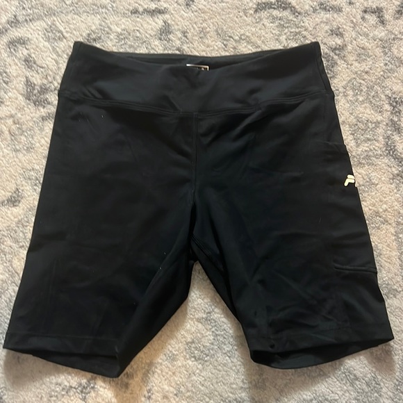 Black Fila bike shorts - Picture 1 of 4